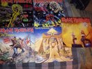 5 Iron Maiden LP lot- KILLERS,NUMBER OF THE BEAST,POWERSLAVE ,THE TROOPER