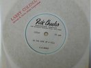 Early RARE PAUL SIMON DEMO ACETATE  E.B. Marks ON THE SIDE OF A HILL Lyric Sheet