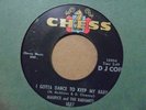 MAURICE AND THE RADIANTS I Gotta Dance To Keep My Baby CHESS 45 Northern Soul
