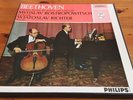 2 LP Rostropovich Richter Beethoven CELLO Sonatas Philips 835 182/3 AY DUTCH