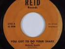 Northern Soul 45 HELENE SMITH You Got To Do Your Share REID HEAR