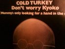 John Lennon plastic ono band cold turkey w/PS Apple 1813 45 rpm 7