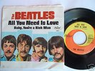THE BEATLES All You Need Is Love STONE MINT 1967 45 & NM PICTURE SLEEVE