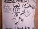 rare punk vinyl 7' Demon Preacher Illegal Pressings ep