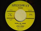 Little Sonny 45 INSIDE MY HEART vocal / THE MIX UP - instrumental    VG++