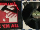 Metallica Kill em all Vinyl record, Ex vinyl Vertigo records +++