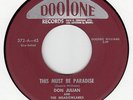 DON JULIAN & MEADOWLARKS / THIS MUST BE PARADISE /  DOOTONE 372- DOO WOP -EX MP3