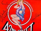 42ND STREET, JERRY ORBACH, TAMMY GRIMES, Autographed RCA LP CBL1 3891