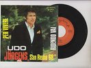UDO JURGENS PER VIVERE  YUGOSALVIAN VINYL RECORD SINGLE 7