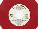 Bob Dylan, Positively 4th Street, RED WAX promo, xlnt cond