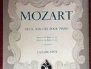 LAZARE LEVY MOZART SONATAS  PIANO FRENCH ORIGINAL 8518 DUCRETET THOMSON 10''