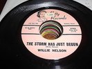 Willie Nelson 50s 60s COUNTRY 45 The Storm has Just Begun / Man with the Blues