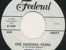 FREDDY KING on Federal —ONE HUNDRED YEARS— soul mod r&b 45 | PROMO | LISTEN
