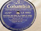 BRAHMS VARIATIONS AND FUGUE ON A THEME BY HANDEL EGON PETRI COLUMBIA LX 8392-94