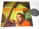 Ray Brown LP This is Ray Mint- Verve Clef MGV 8290 deep groove