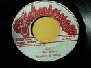 Rare- Winston&Ansil -Zion i /black Out /Roots Reggae 45 on Label Techniques