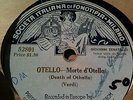 1908 London  FONOTIPIA ZENATELLO OTELLO Morte d otello Niun mi tema78