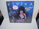Elvira Presents Haunted Hits Vinyl LP With Poster 1988 Vintage Halloween Music