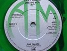 THE POLICE - Can`t Stand Losing You - UK A&M Green Vinyl
