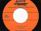 Tex Mex Rock & Roll Twist 45 PERSONALITIES Sospecha (Suspicion) Falcon HEAR Rare