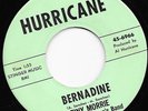 Tex Mex Rockabilly 45 TINY MORRIE Bernadine/Lonely Letters Hurricane HEAR Rare