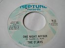 O'JAYS - ONE NIGHT AFFAIR - NEPTUNE RECORDS 7