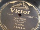 Victor Swedish 78 RPM Elli Suokas 69561 Rida Ranka V+