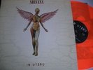 NIRVANA     -     IN UTERO     ROTES VINYL      TEXTBEILAGE
