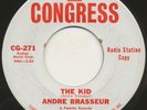 ANDRE BRASSEUR on Congress —HOLIDAY b/w THE KID— soul mod r&b instro 45 | NM DJ