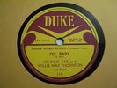 JOHNNY ACE BIG MAMA THORNTON Yes Baby / Saving My Love For You ACE 118 Blues 78