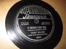 78RPM Brunswick 8053 Teddy Wilson, Billie Holiday, Lester If Dreams Come True V-