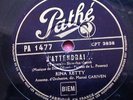 Rina Ketty J'attendrai & Sombreros et Mantilles Pathe PA 1477 France  10’’ 78rpm