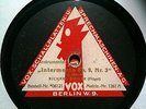 1924 RICHARD SINGER PIANO Vox Record BERLIN Strauss Intermezzo Op 9.3 Liszt 78