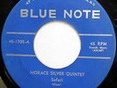 HORACE SILVER QUINTET 45 Safari / Outlaw JAZZ Blue Note RVG West 63 St w2424