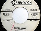 JOEY BISCOE 45 Pretty Knees / Roll On Little River PROMO Teen R&B Rocker e329