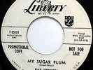 RAY VERNON 45 My Sugar Plum / Pretty Blue Eyes PROMO Rockabilly LIBERTY w2405