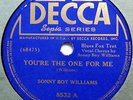 SONNY BOY WILLIAMS You're The One For Me DECCA label 78 Blues bj629