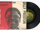 6411 BILLY PRESTON - THAT'S THE WAY GOD PLANNED IT - RARE NORWAY 45 / PS