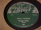 RARE Willie Webb Parrot #106  gospel 78  