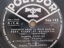 2x 78 RPM Jacqueline BLANCARD: RAVEL Piano Concerto for the Left Hand 