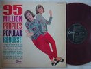 RED VINYL / THE BEATLES 95 MILLION PEOPLE'S POPULAR REQUEST / 60'S LAMINATED FLI