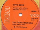 DAVID BOWIE=Young Americans/Suffragette City.RARE Aussie Orange RCA/102584-1975