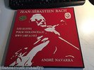 ANDRE NAVARRA bach cello suites RARE FRENCH CALLIOPE BWV 1007 1012 BOXSET 3 x LP