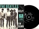 BEATLES 7'' PS Help Denmark R 5305 UNIQUE Danish cover 45