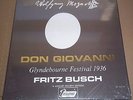 Fritz Busch MOZART Don Giovanni 1936 Glyndebourne - Turnabout TV 4117-19 SEALED