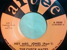 The Check Mates - Hey Mrs. Jones (pt1&2) 45 vg+ Arvee northern soul