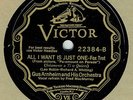 JAZZ 78 : GUS ARNHEIM ORCH W/ FRED MACMURRAY ON VICTOR SCROLL 22384 - E COND