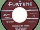 MAY HAWKS & LESTER THOMAS Straighten Up and Fly Right 45rpm Fortune 1956