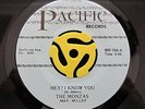 NORTHERN SOUL 45-The Monzas-Hey I Know You-Pacific STONE MINT HEAR