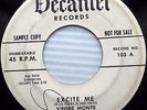 VINNIE MONTE Excite Me 1959 Latin EXOTICA Teen WHITE LABEL PROMO 45 w3971 HEAR